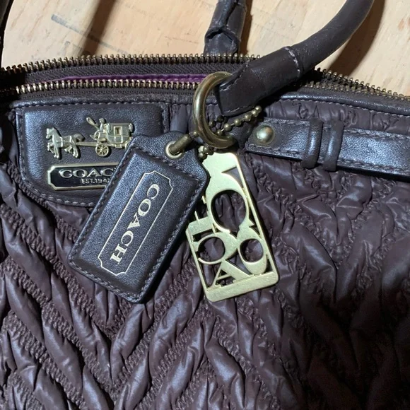 Brown Coach Purse - Picture 2 of 6